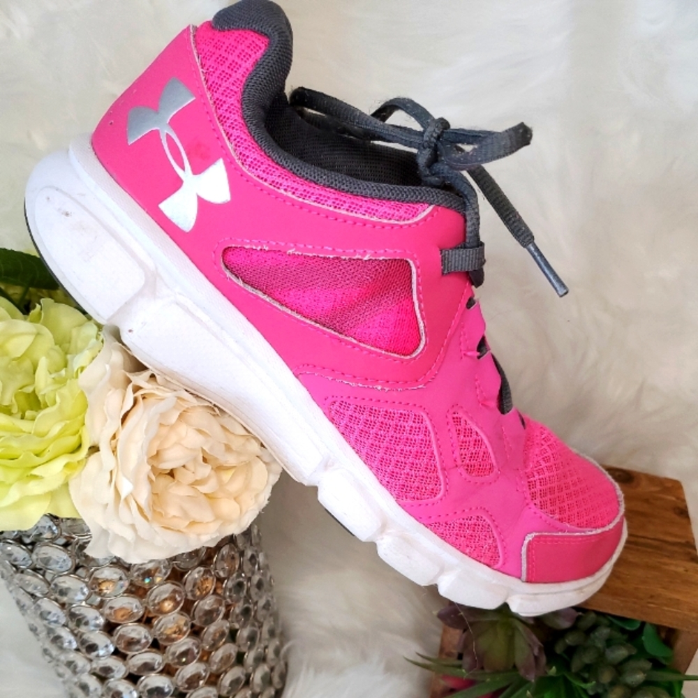 Under Armour I Will Run Strong Women's Pink Tennis Running Shoes Size 8.5
